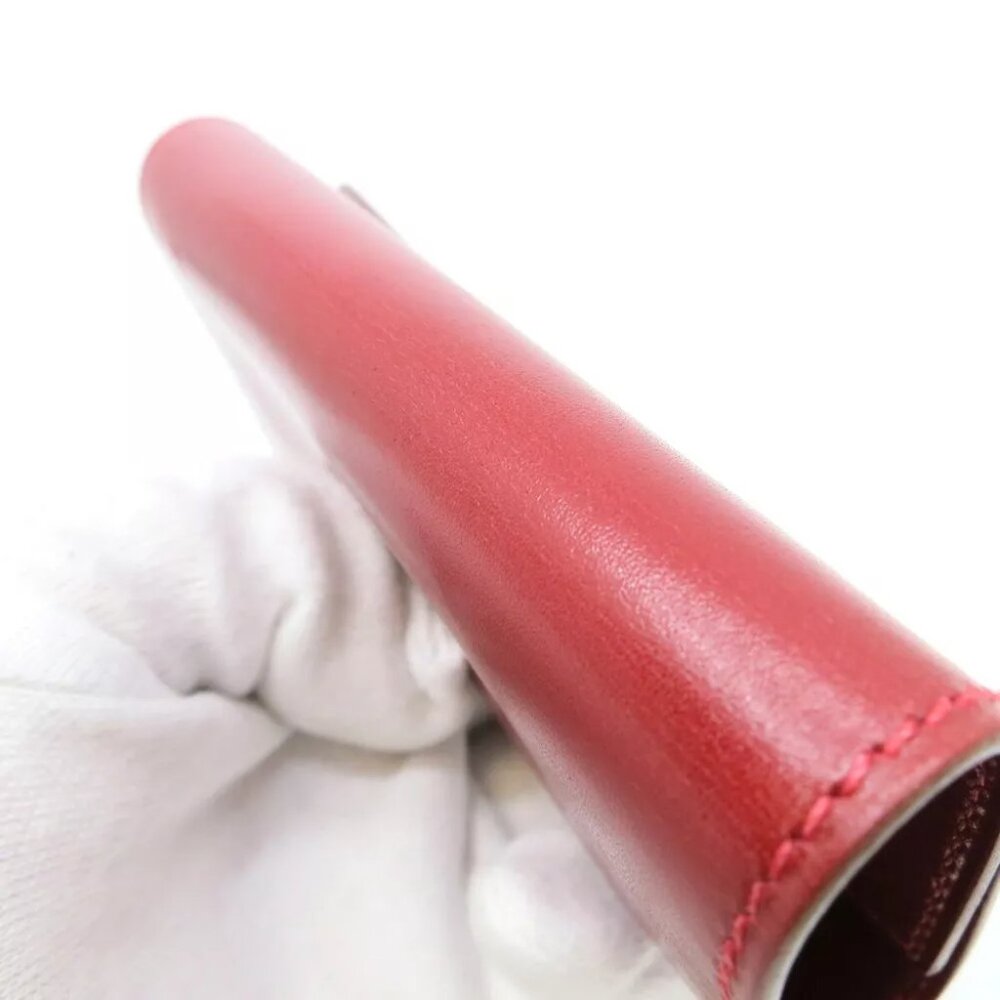 Authentic Hermes Square In D Box Calf Key Case Re… - image 6